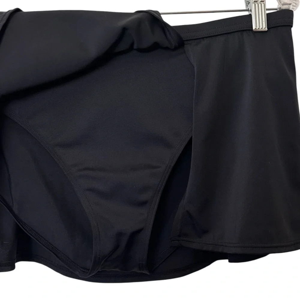 Baltex Black Swim Skort for Women Size 13/14